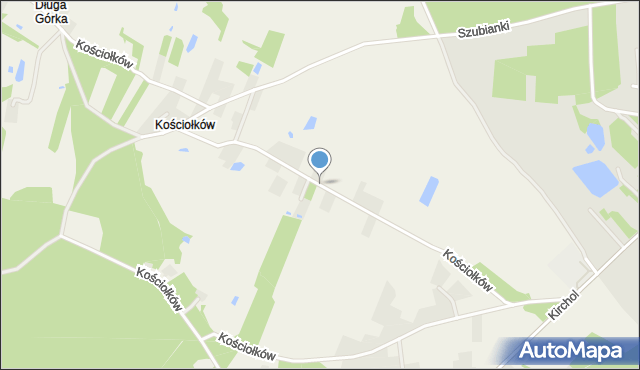 Kościołków, Kościołków, mapa Kościołków