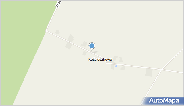 Kościuszkowo, Kościuszkowo, mapa Kościuszkowo