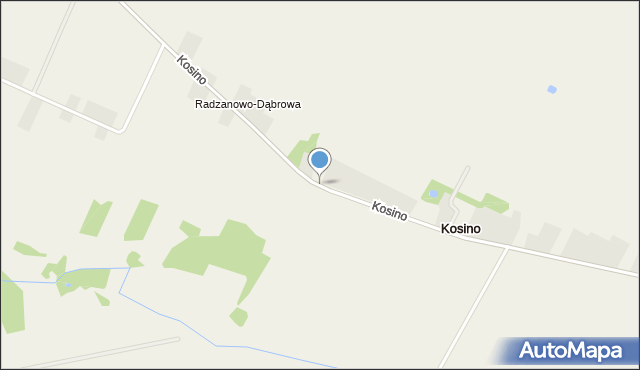 Kosino, Kosino, mapa Kosino