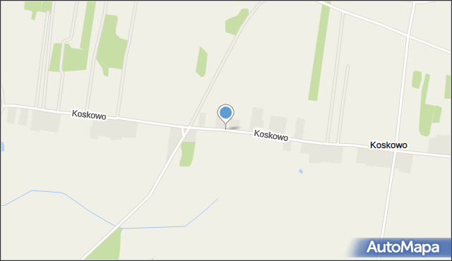 Koskowo, Koskowo, mapa Koskowo