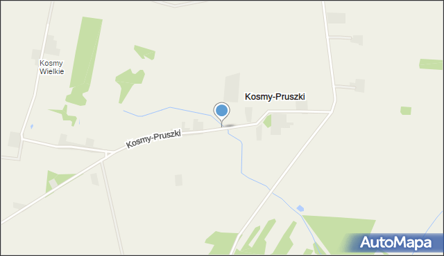Kosmy-Pruszki, Kosmy-Pruszki, mapa Kosmy-Pruszki