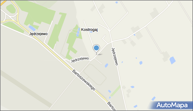 Kostrogaj, Kostrogaj, mapa Kostrogaj