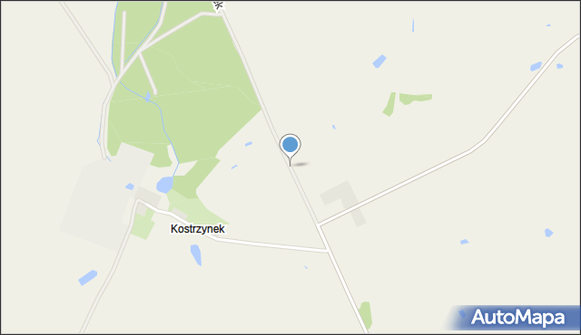 Kostrzynek, Kostrzynek, mapa Kostrzynek