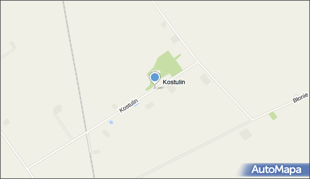 Kostulin, Kostulin, mapa Kostulin
