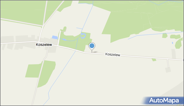 Koszelew, Koszelew, mapa Koszelew