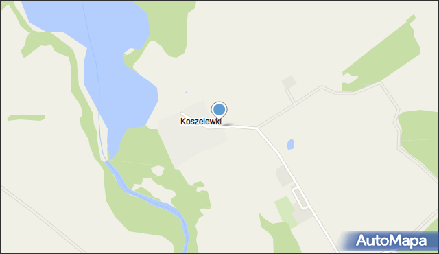 Koszelewki, Koszelewki, mapa Koszelewki