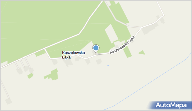 Koszelewska Łąka, Koszelewska Łąka, mapa Koszelewska Łąka