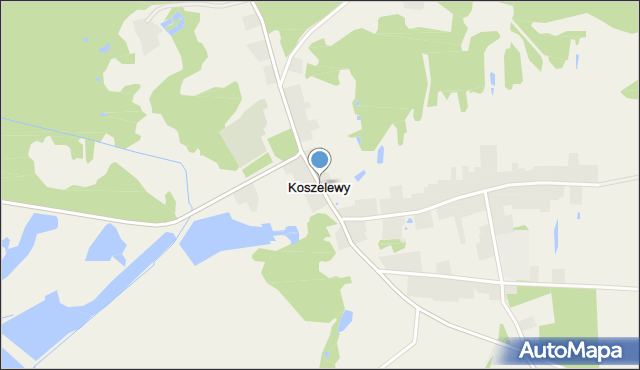 Koszelewy, Koszelewy, mapa Koszelewy