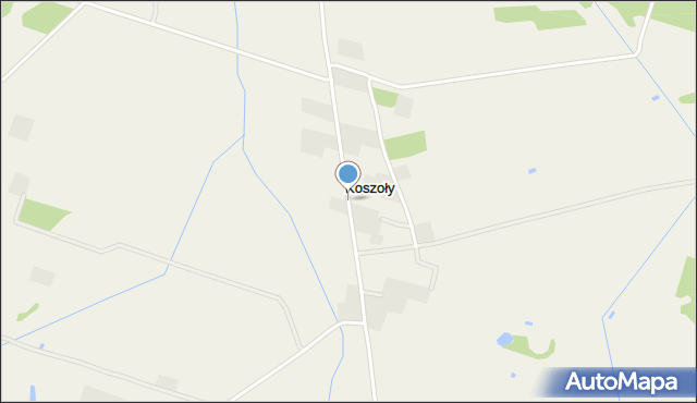 Koszoły, Koszoły, mapa Koszoły