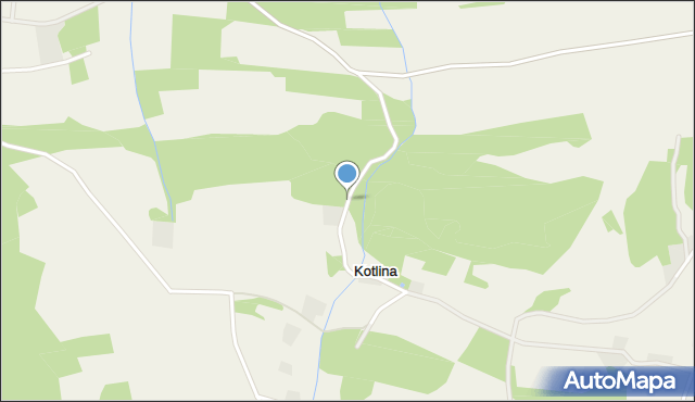 Kotlina, Kotlina, mapa Kotlina