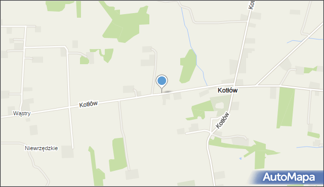 Kotłów, Kotłów, mapa Kotłów