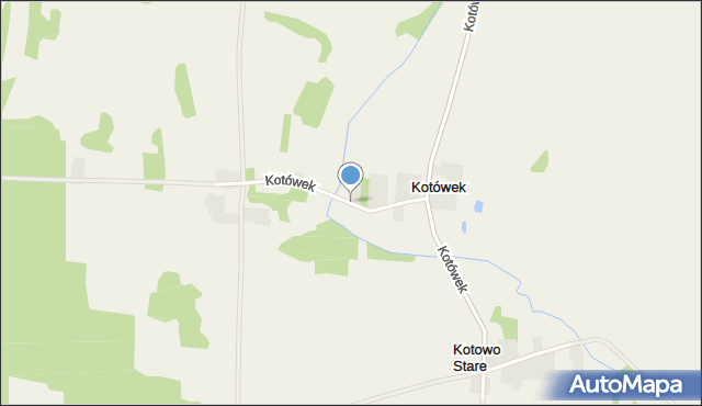 Kotówek, Kotówek, mapa Kotówek