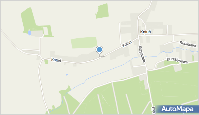 Kotuń gmina Szydłowo, Kotuń, mapa Kotuń gmina Szydłowo
