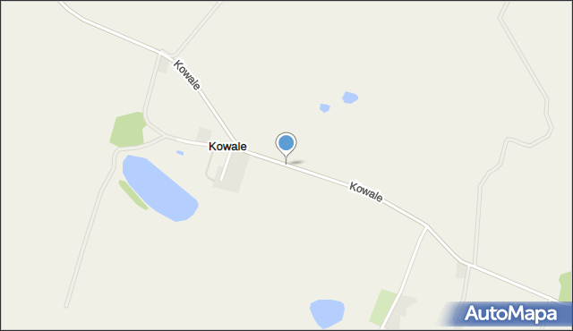 Kowale gmina Prabuty, Kowale, mapa Kowale gmina Prabuty