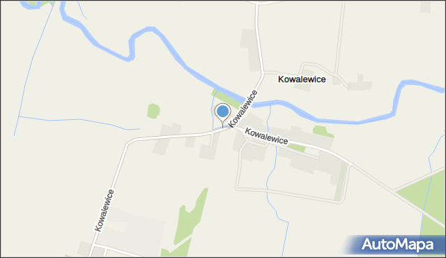 Kowalewice gmina Darłowo, Kowalewice, mapa Kowalewice gmina Darłowo