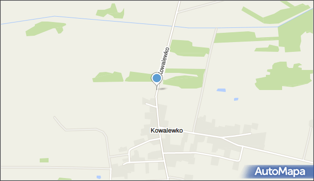 Kowalewko gmina Strzegowo, Kowalewko, mapa Kowalewko gmina Strzegowo