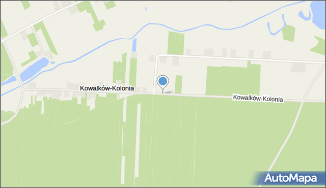 Kowalków-Kolonia, Kowalków-Kolonia, mapa Kowalków-Kolonia