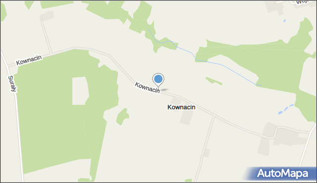 Kownacin, Kownacin, mapa Kownacin