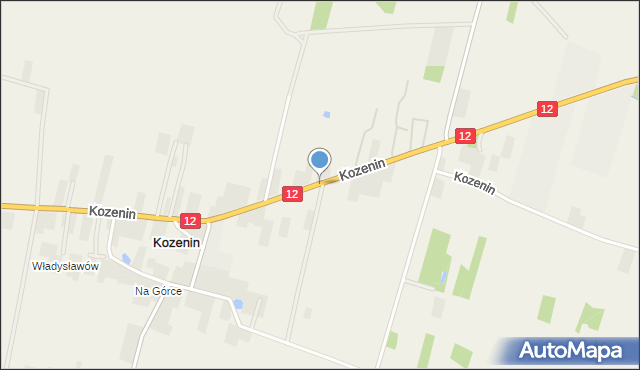 Kozenin, Kozenin, mapa Kozenin