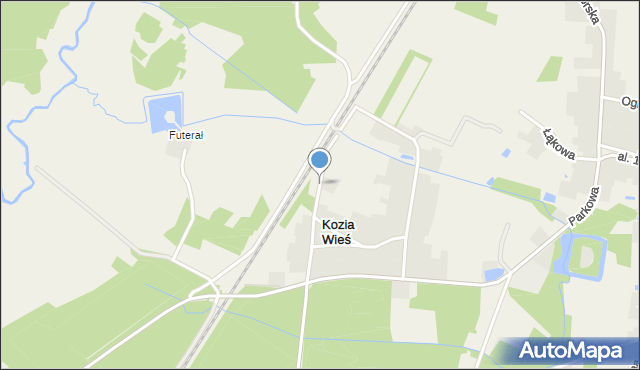 Kozia Wieś, Kozia Wieś, mapa Kozia Wieś