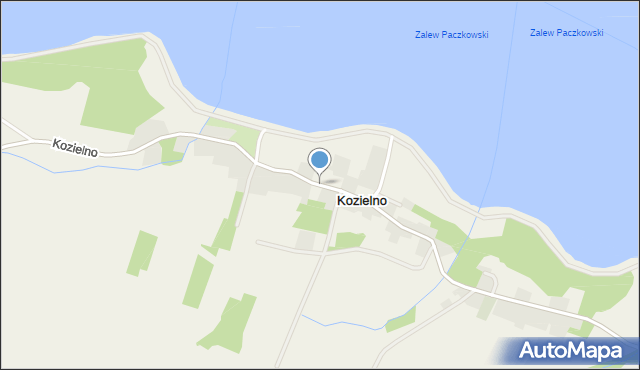 Kozielno, Kozielno, mapa Kozielno