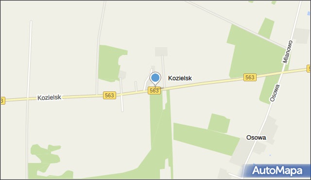 Kozielsk, Kozielsk, mapa Kozielsk