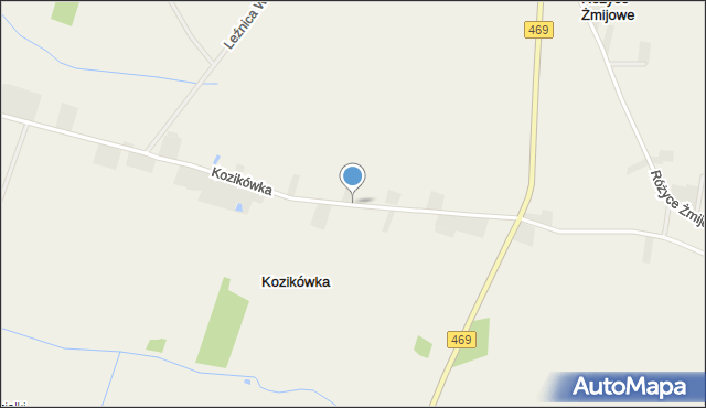 Kozikówka, Kozikówka, mapa Kozikówka