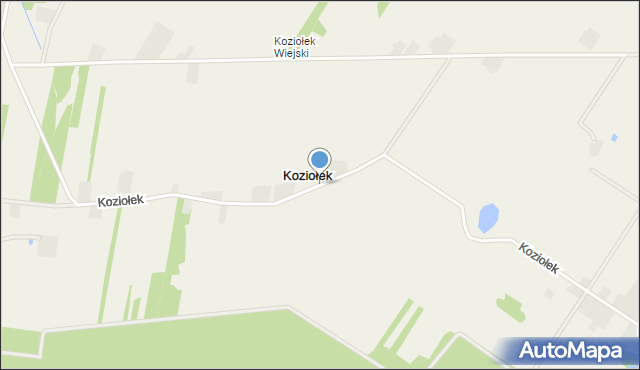 Koziołek, Koziołek, mapa Koziołek