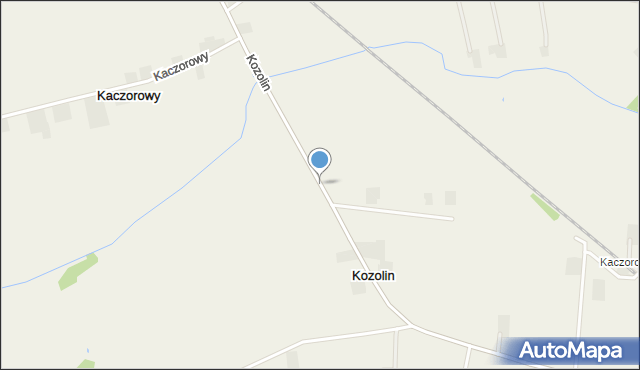 Kozolin, Kozolin, mapa Kozolin