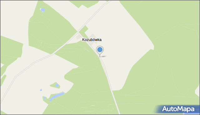 Kozubówka, Kozubówka, mapa Kozubówka