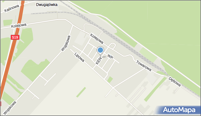 Kraśnik, Komisji Edukacji Narodowej, mapa Kraśnik