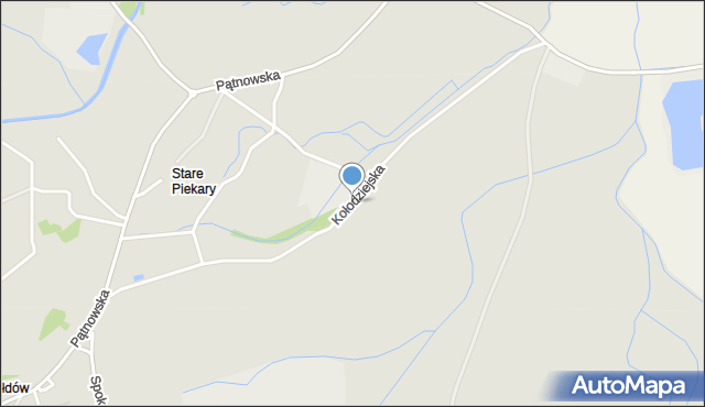 Legnica, Kołodziejska, mapa Legnicy