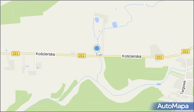 Lubań gmina Nowa Karczma, Kościerska, mapa Lubań gmina Nowa Karczma