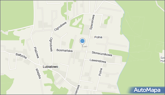 Lubiatowo gmina Choczewo, Kotwiczna, mapa Lubiatowo gmina Choczewo