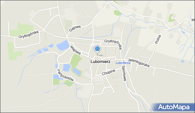 Lubomierz powiat lwówecki, Kowalskiego Wacława, mapa Lubomierz powiat lwówecki