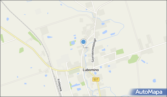 Lubomino, Konopnickiej Marii, mapa Lubomino