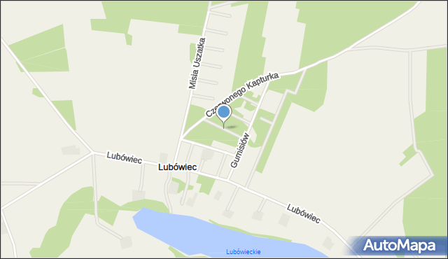 Lubówiec, Koziołka Matołka, mapa Lubówiec