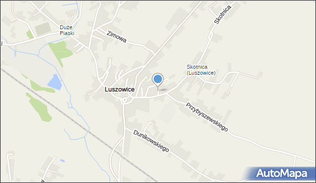 Luszowice gmina Chrzanów, Kołodziejska, mapa Luszowice gmina Chrzanów