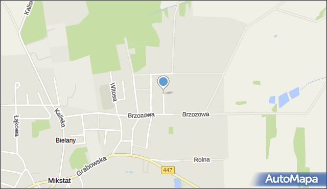 Mikstat, Korczaka Janusza, mapa Mikstat