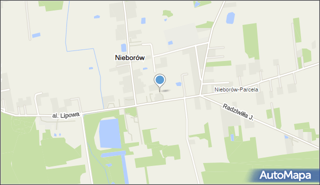 Nieborów powiat łowicki, Kotarbińskiego Wilhelma, mapa Nieborów powiat łowicki