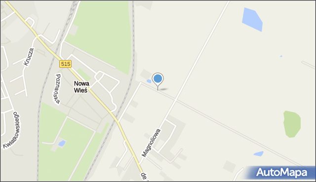 Nowa Wieś Malborska, Kolorowa, mapa Nowa Wieś Malborska
