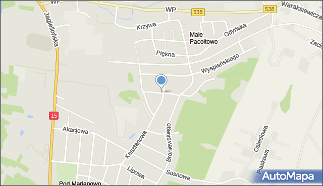 Nowe Miasto Lubawskie, Konopnickiej Marii, mapa Nowe Miasto Lubawskie