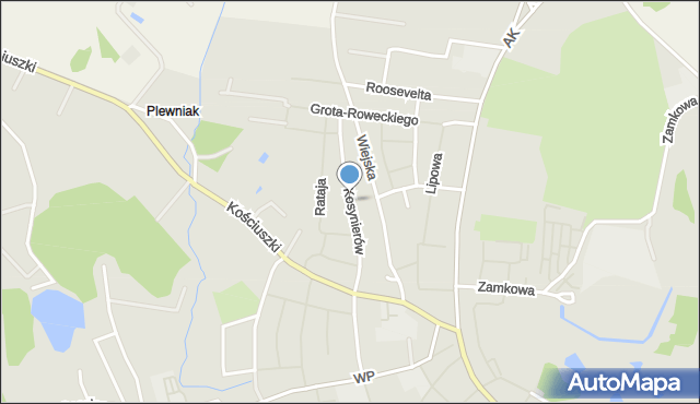 Nowogard, Kosynierów, mapa Nowogard