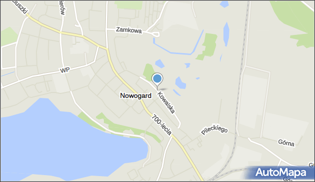 Nowogard, Kowalska, mapa Nowogard