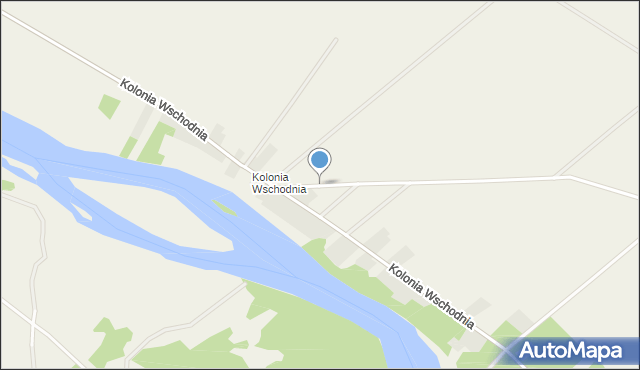 Nur, Kolonia Wschodnia, mapa Nur