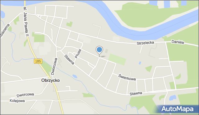 Obrzycko, Kopernika Mikołaja, mapa Obrzycko