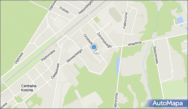 Pionki, Konopnickiej Marii, mapa Pionki