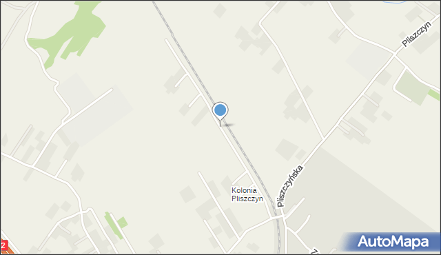 Pliszczyn, Kolonia Pliszczyn, mapa Pliszczyn