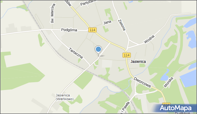 Police, Kopernika Mikołaja, mapa Police