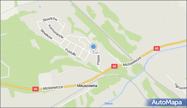 Pyskowice powiat gliwicki, Kormoranów, mapa Pyskowice powiat gliwicki